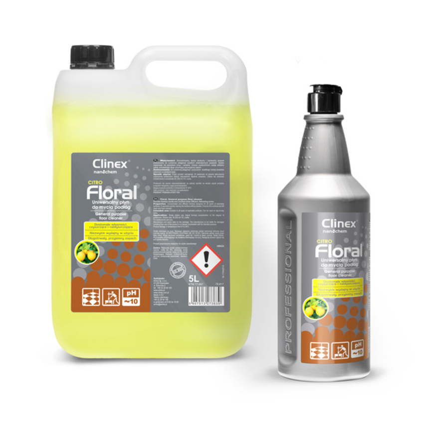 Detergent universal pentru curatarea podelelor Clinex Floral Citro 5 litri