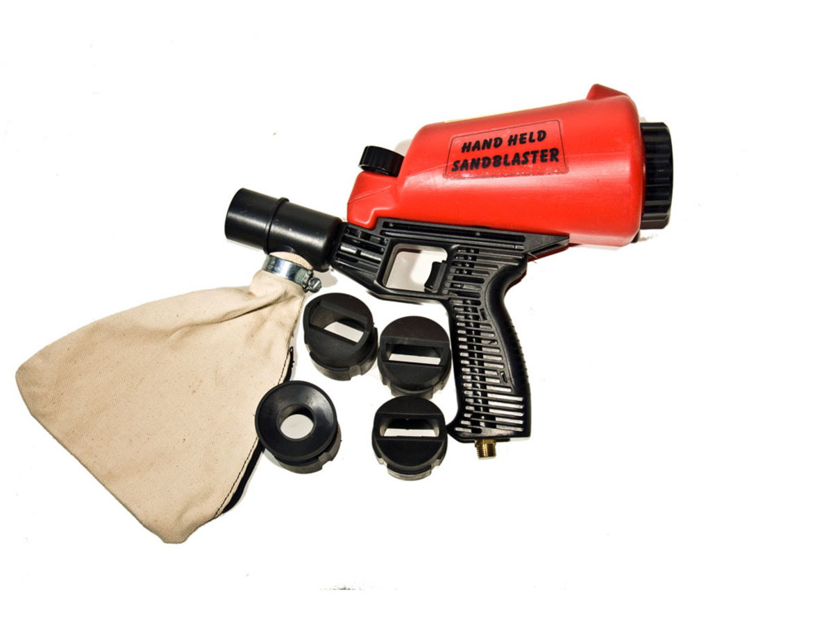 Pistol de sablare cu rezervor 900 gr D&J