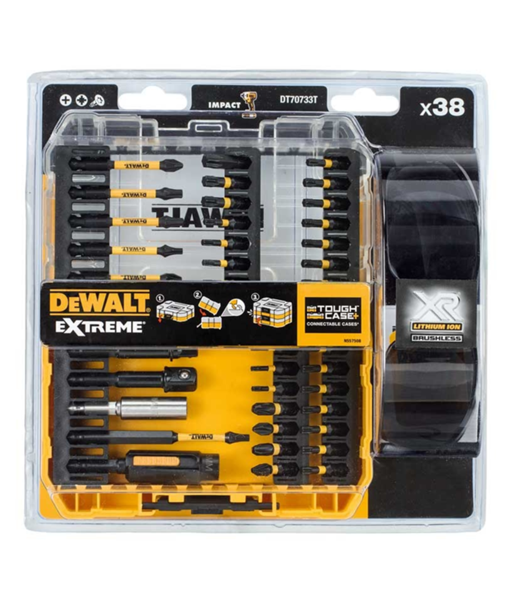 Trusa insurubare 38 piese de impact si ochelari de protectie Dewalt DT70733T Trusa insurubare 38 piese de impact si ochelari de protectie Dewalt DT70733T