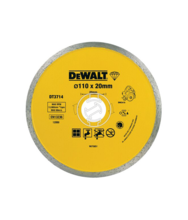 Disc diamantat pentru debitare placi ceramice 110x20mm Dewalt DT3714-QZ Disc diamantat pentru debitare placi ceramice 110x20mm Dewalt DT3714-QZ