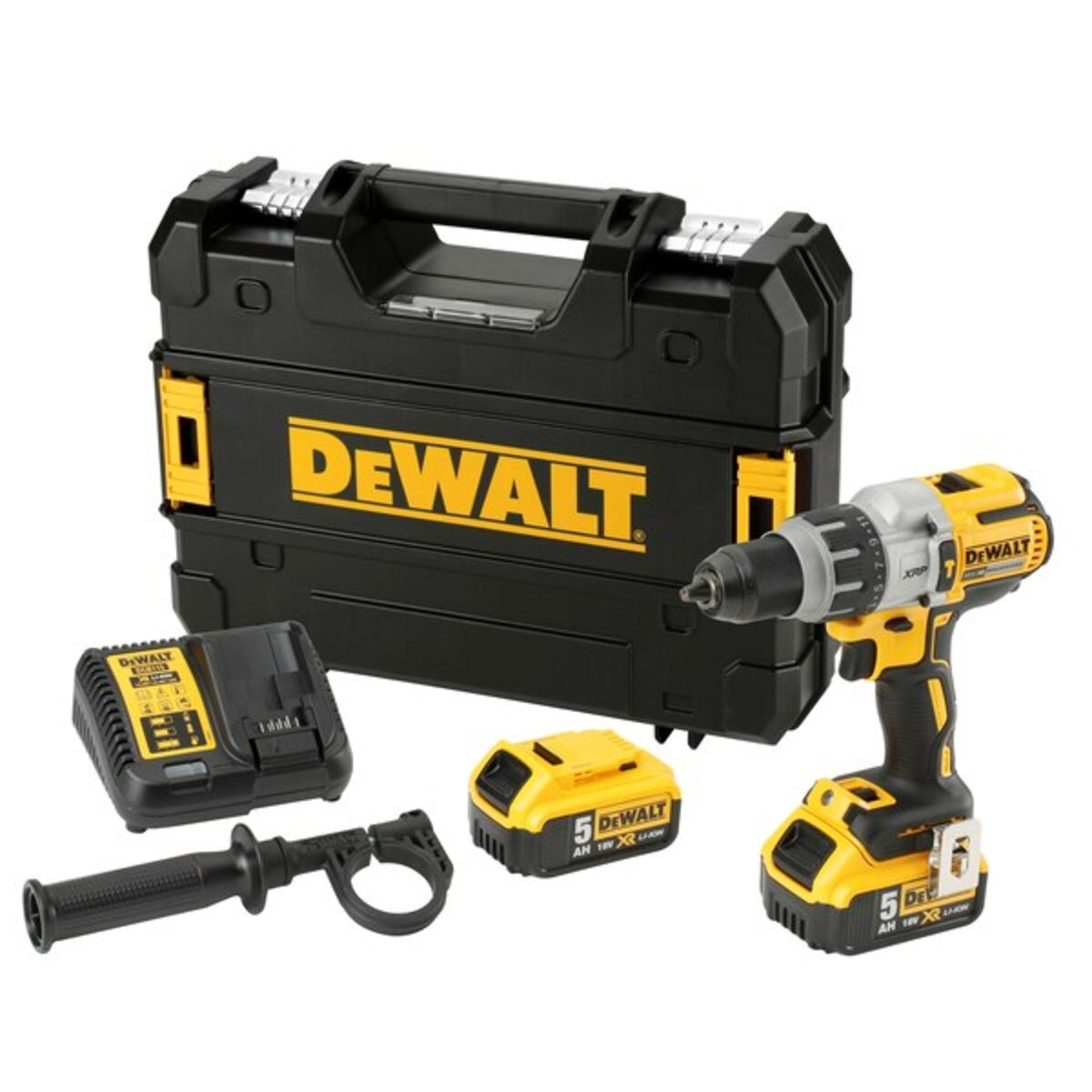 Masina de gaurit si insurubat cu percutie DeWalt DCD996P2-QW - 18V - 5Ah / 95Nm x 2 acumulatori Masina de gaurit si insurubat cu percutie DeWalt DCD996P2-QW - 18V - 5Ah / 95Nm x 2 acumulatori