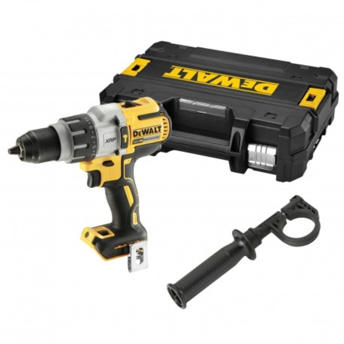 Masina de gaurit si insurubat cu percutie DeWalt 18V - 5Ah / 95Nm - fara aculumator DCD996NT  Masina de gaurit si insurubat cu percutie DeWalt 18V - 5Ah / 95Nm - fara aculumator DCD996NT