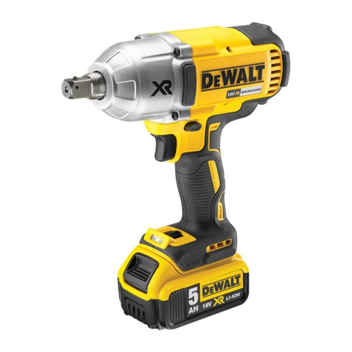 Masina de insurubat cu impact 1/2" 1625Nm cu 2 acumulatori XR Li-Ion 18V - 5.0Ah Dewalt