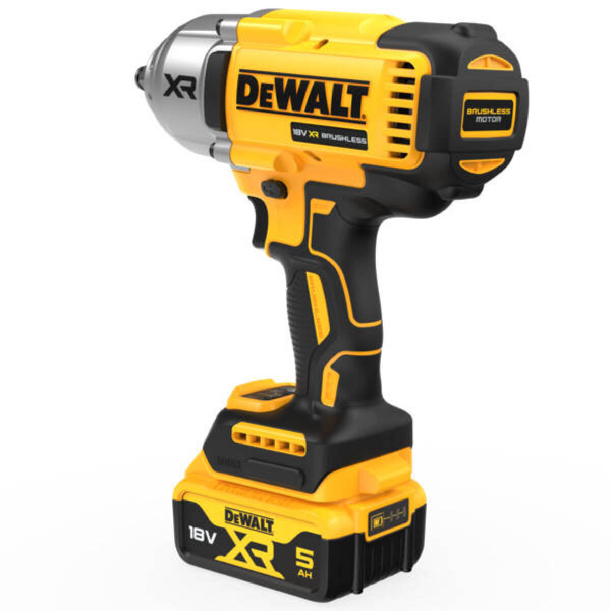 Masina de insurubat cu impact 1/2" 1898Nm cu 2 acumulatori XR Li-Ion 18V - 5.0Ah Dewalt DCF900P2-QW