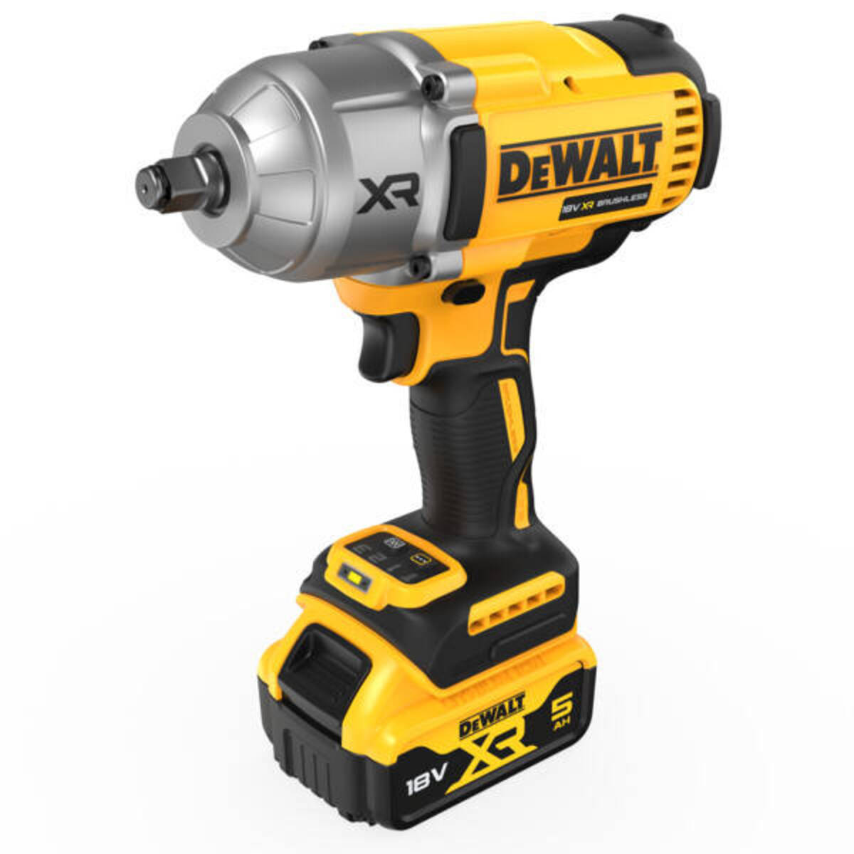 Masina de insurubat cu impact 1/2" 1898Nm cu 2 acumulatori XR Li-Ion 18V - 5.0Ah Dewalt DCF900P2-QW