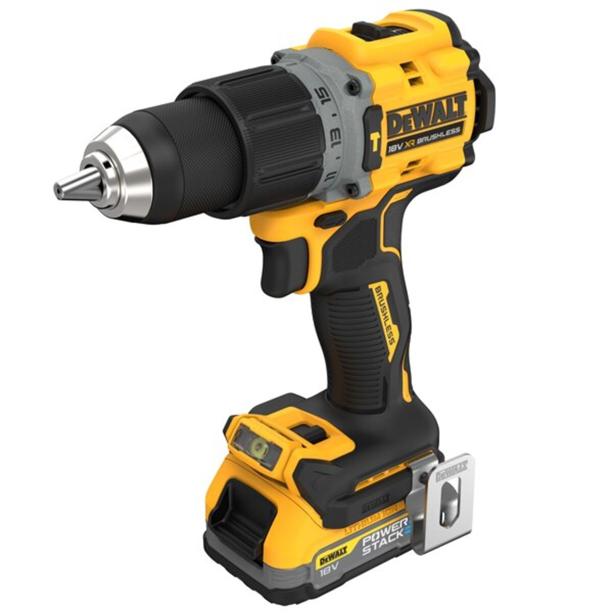Masina de gaurit si infiletat cu 2 acumulatori 2.0Ah Dewalt DCD805E2T-QW POWER STACK