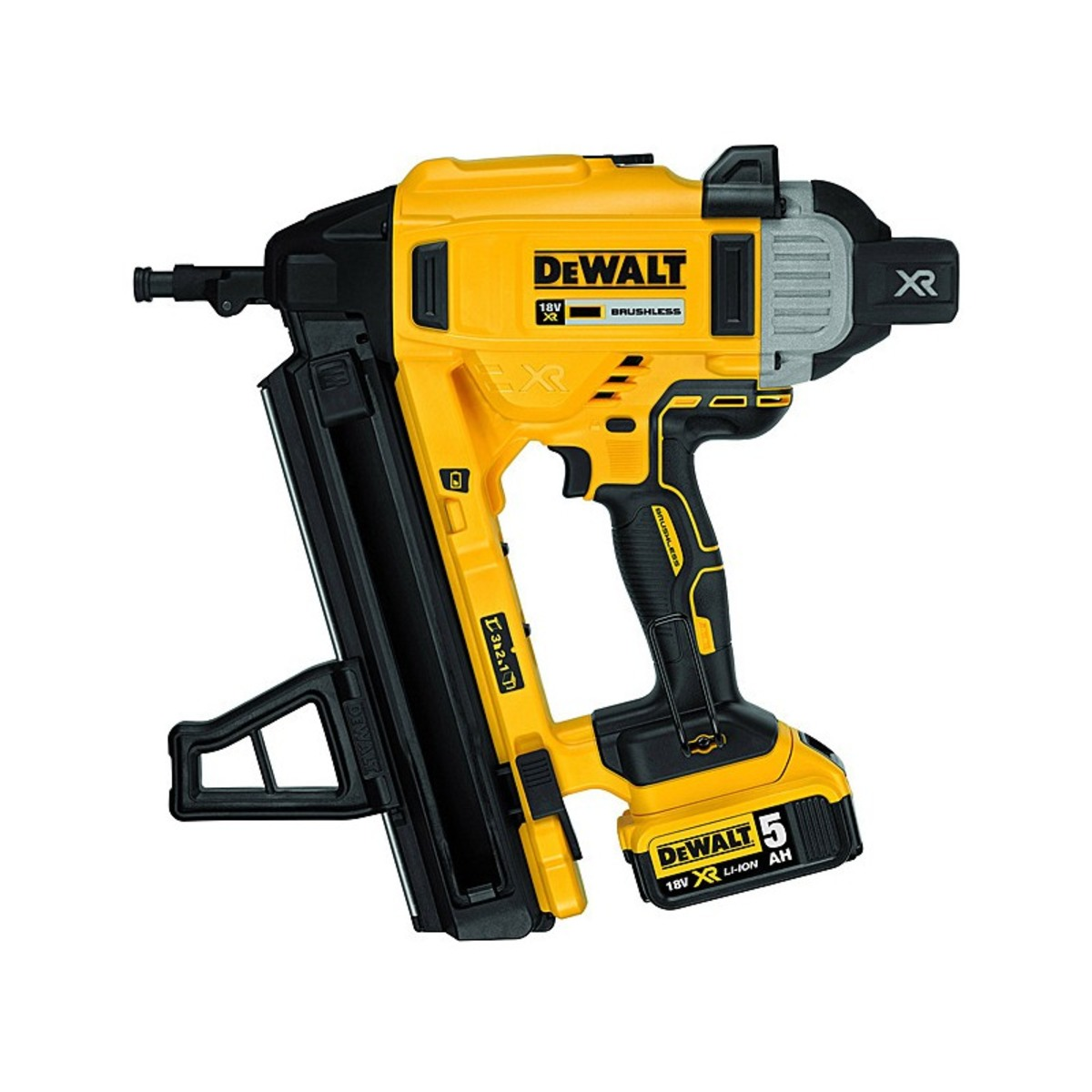 Pistol profesional de batut cuie in beton cu 2 acumulatori XR Li-Ion 18V - 5.0Ah Dewalt DCN890P2 Pistol profesional de batut cuie in beton cu 2 acumulatori XR Li-Ion 18V - 5.0Ah Dewalt DCN890P2