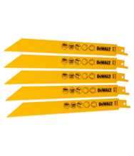 Set 5 lame fierastrau sabie 203mm Dewalt/ metal DT2353 Set 5 lame fierastrau sabie 203mm Dewalt/ metal DT2353