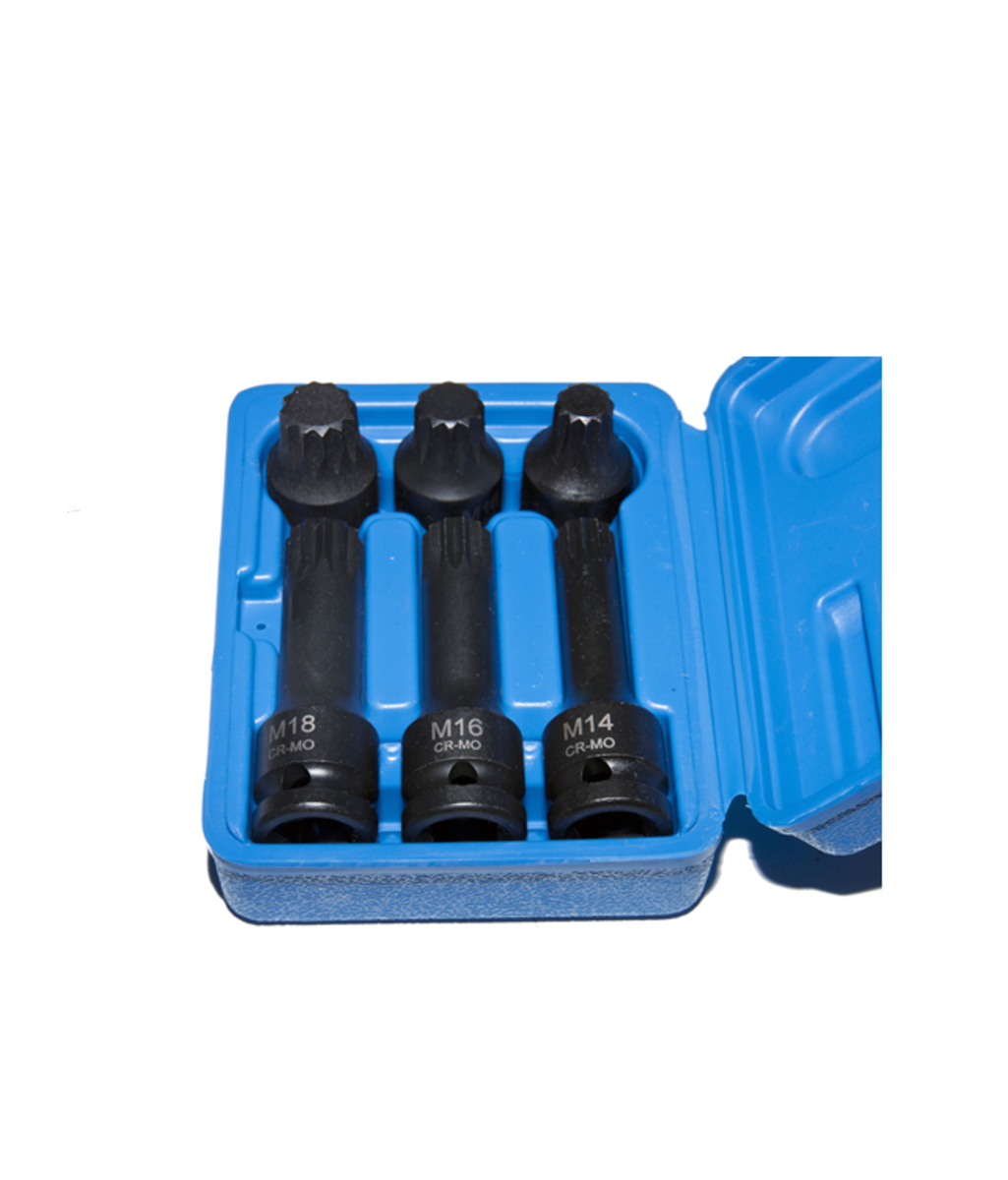 Set tubulare spline XZN 1/2" M14 - M18 Ellient Tools Set tubulare spline XZN 1/2" M14 - M18 Ellient Tools