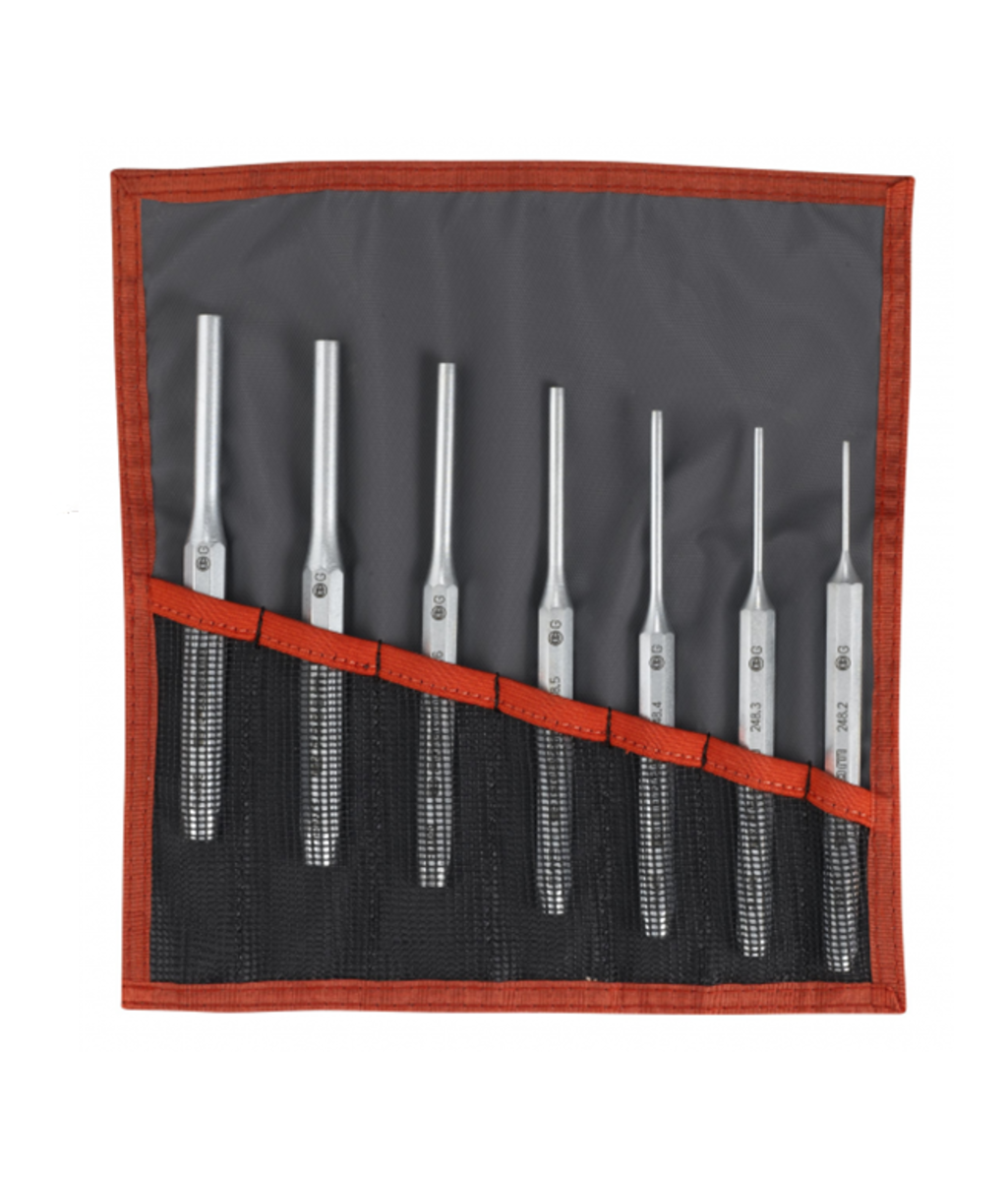 Set de 7 perforatoare cu coada in husa Facom 248.JT7 Set de 7 perforatoare cu coada in husa Facom 248.JT7