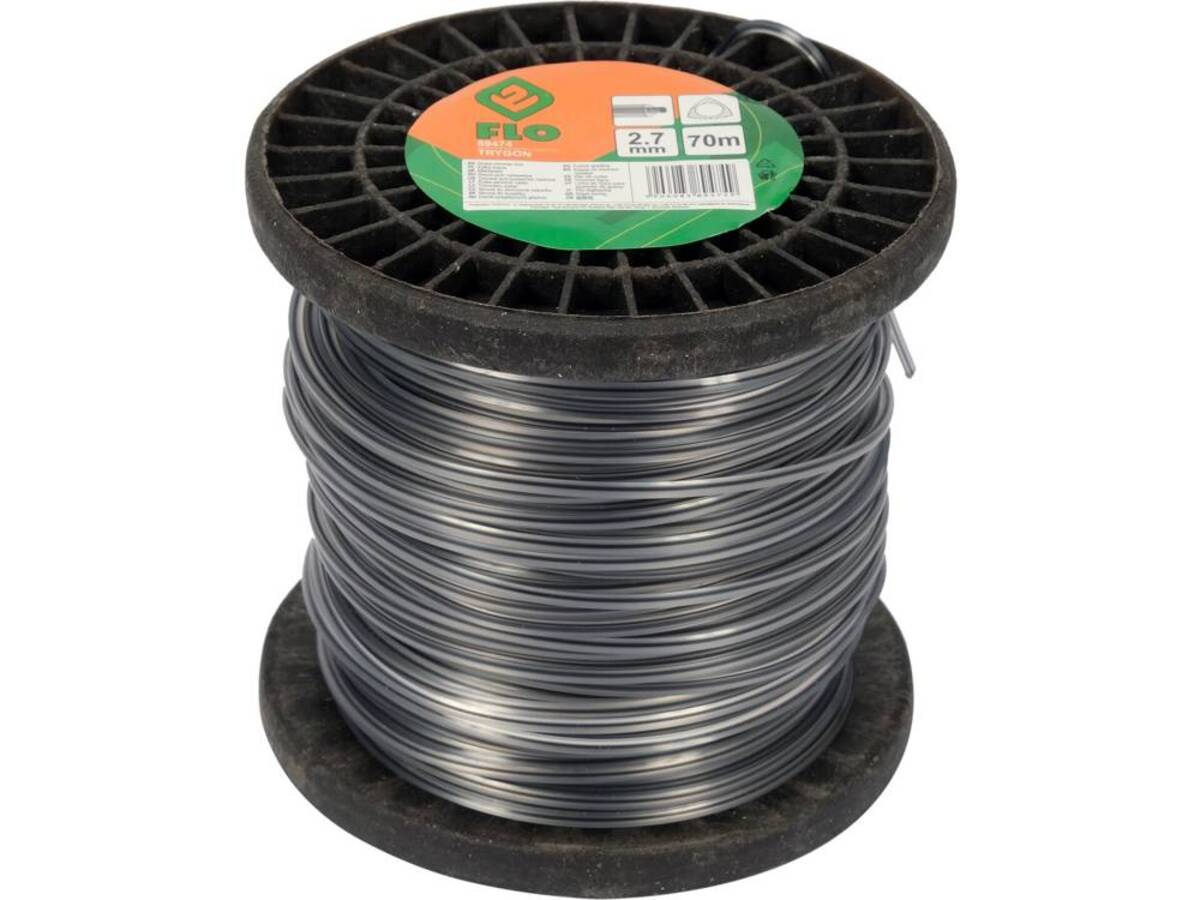 Fir special pentru trimmer 2.7mm x 70 metri cu forma trunghiulara FLO 89474 Fir special pentru trimmer 2.7mm x 70 metri cu forma trunghiulara FLO 89474