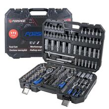 Trusa de scule 1/4" - 3/8" - 1/2" Metric 172 piese Forsage F-41723-5 Trusa de scule 1/4" - 3/8" - 1/2" Metric 172 piese Forsage F-41723-5