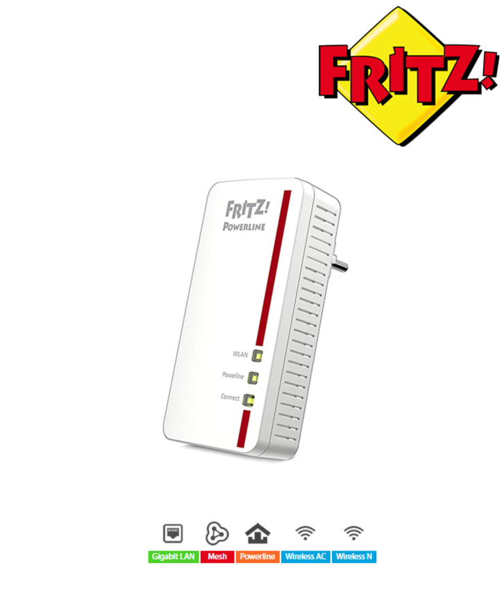 FRITZ! Adaptor Wifi Powerline 1260E WLAN Set (versiune Internationala) 20002824
