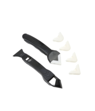 Set dispozitive pentru aplicat si curatat chit de rosturi siliconic 2 piese Geko G33150 Set dispozitive pentru aplicat si curatat chit de rosturi siliconic 2 piese Geko G33150