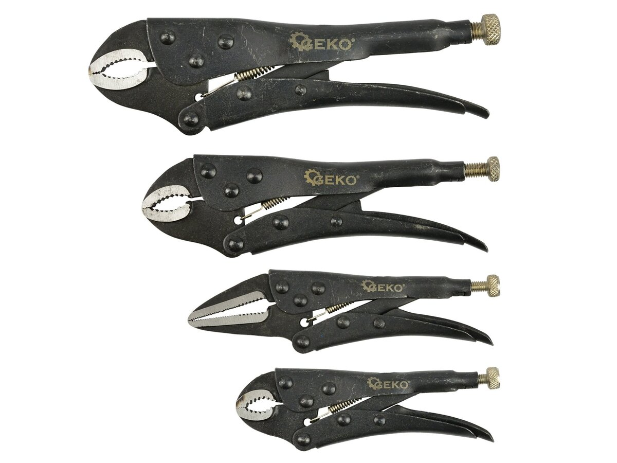 Set clesti autoblocanti 4 marimi diferite Geko G10222 Set clesti autoblocanti 4 marimi diferite Geko G10222