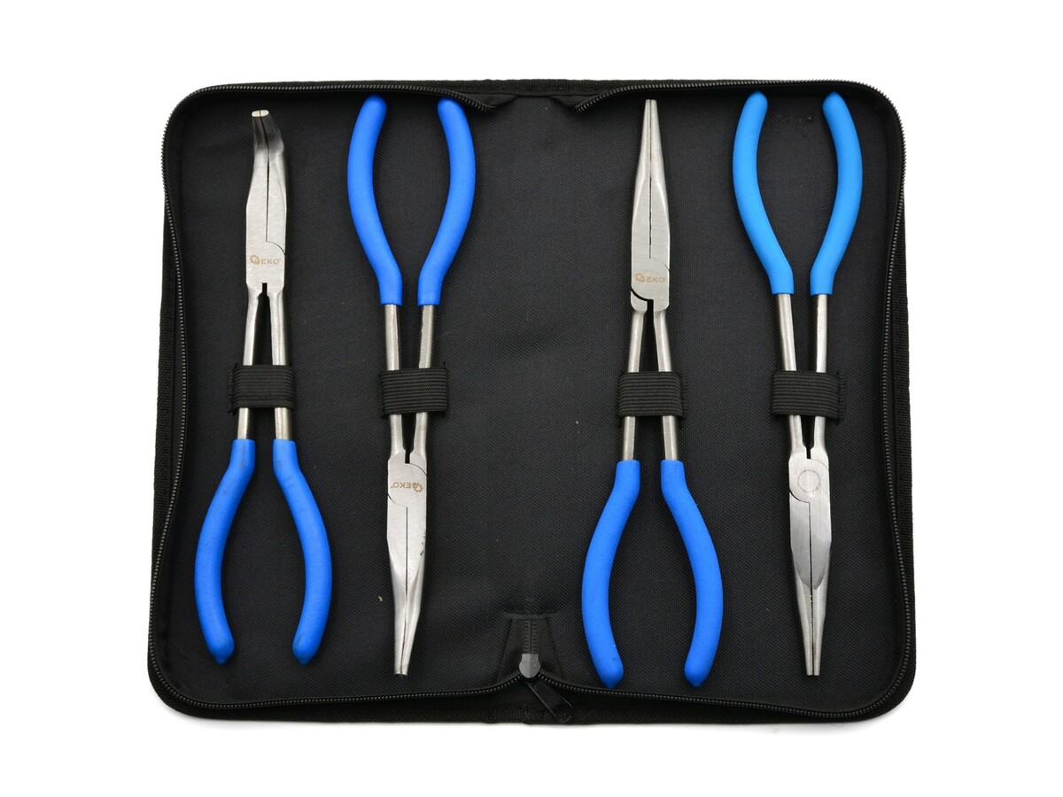 Set 4 clesti lungi drept / curbat 280mm Geko G00826 Set 4 clesti lungi drept / curbat 280mm Geko G00826