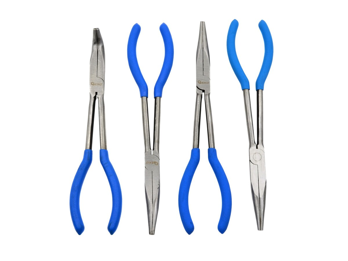 Set 4 clesti lungi drept / curbat 280mm Geko G00826