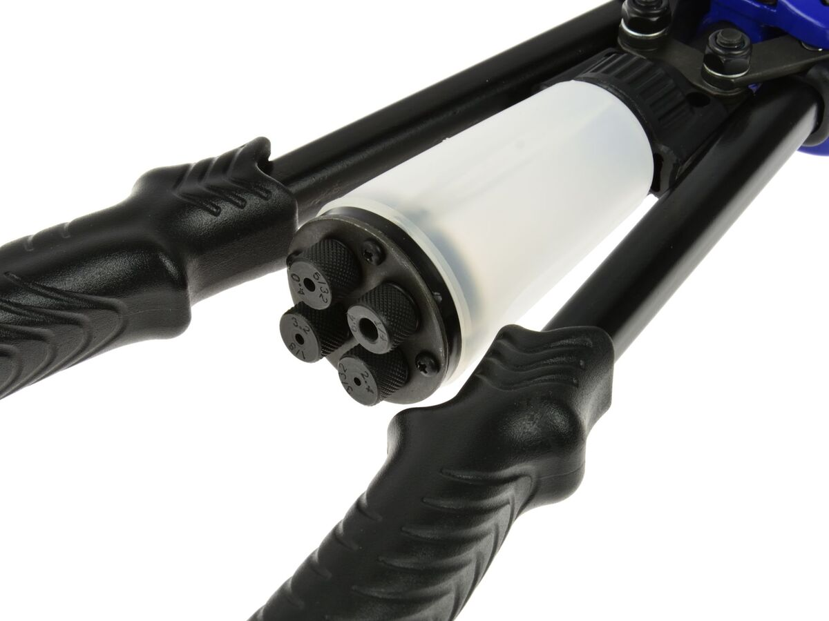 Cleste nituri-pop profesional cu butelie de colectare 2.4mm - 6.4 Geko G01356