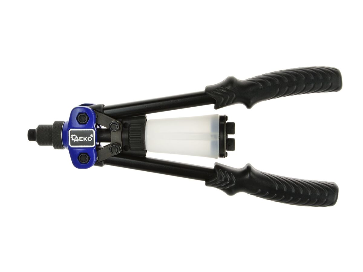 Cleste nituri-pop profesional cu butelie de colectare 2.4mm - 6.4 Geko G01356