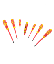 Set surubelnite cu lama dreapta si in cruce VDE + Tester digital de tensiune 1000V Geko G30626 Set surubelnite cu lama dreapta si in cruce VDE + Tester digital de tensiune 1000V Geko G30626