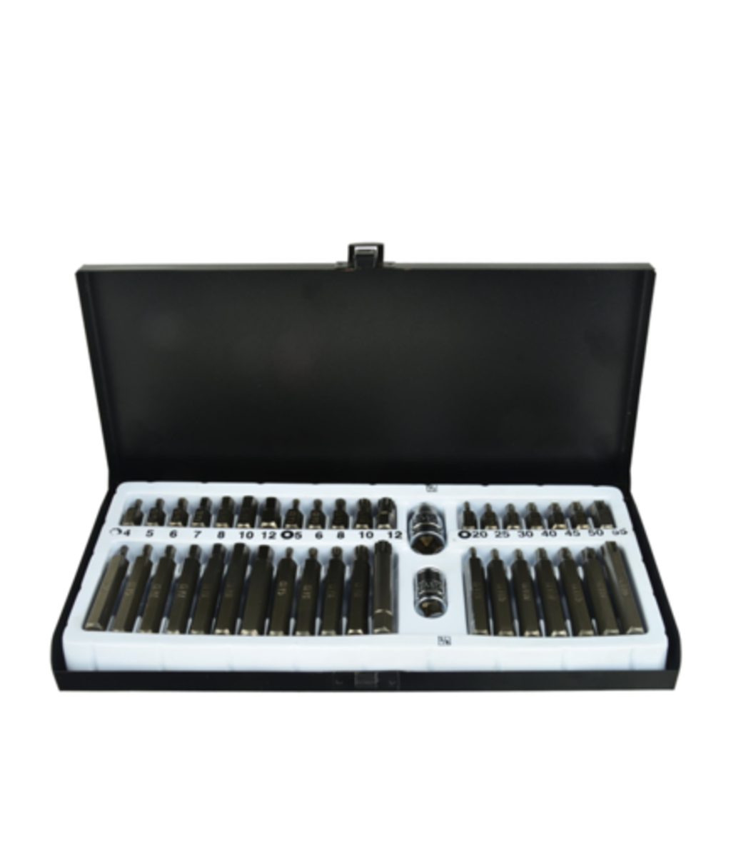 Trusa biti Torx - Spline - Imbus 3/8" - 1/2" Geko G10030