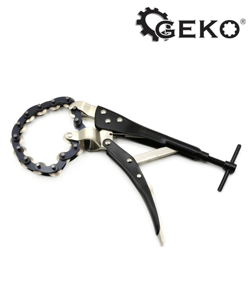 Cleste taietor cu lant pentru teava de esapament Ø 93mm Geko G02726