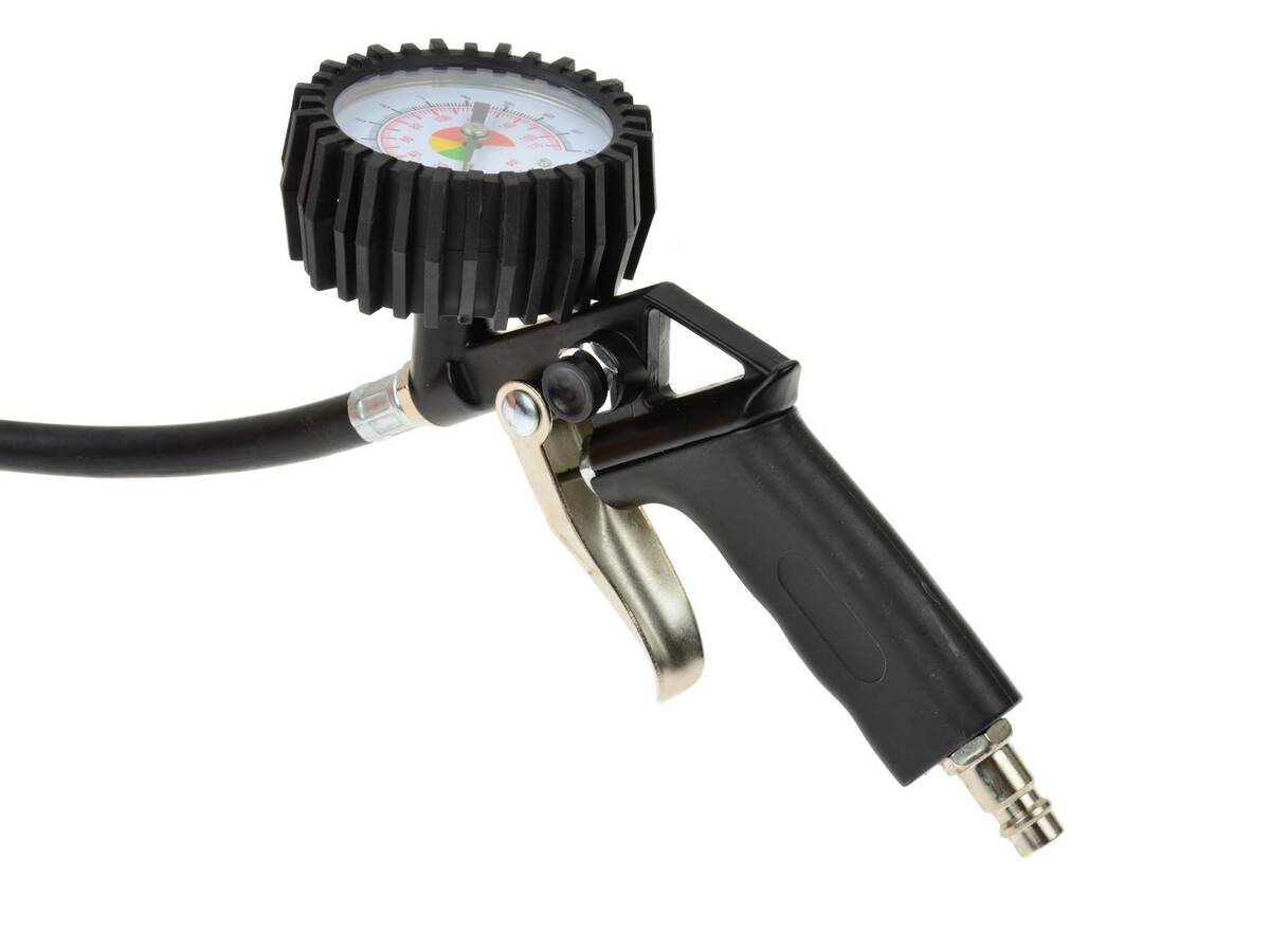 Pistol umflat roti cu manometru 12 Bar Geko G01111