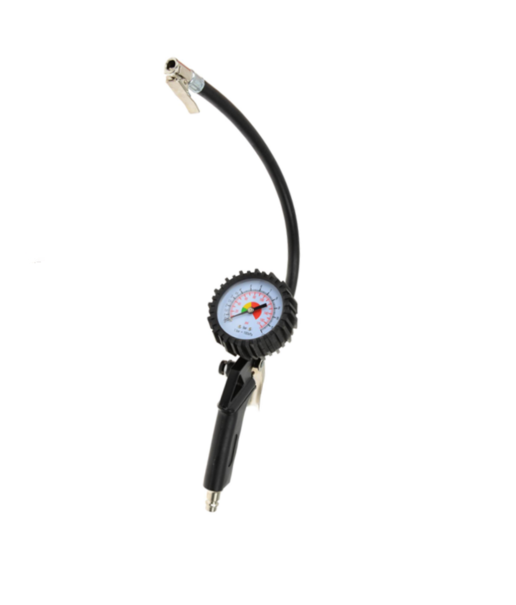 Pistol umflat roti cu manometru 12 Bar Geko G01111