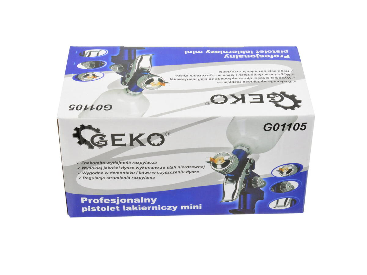 Pistol de vopsit pentru retusuri 0.8 - 125 ml Geko G01105