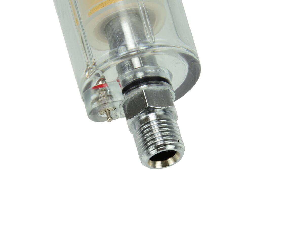 Filtru separator de apa pentru sculele pneumatice 1/4" Geko G01178