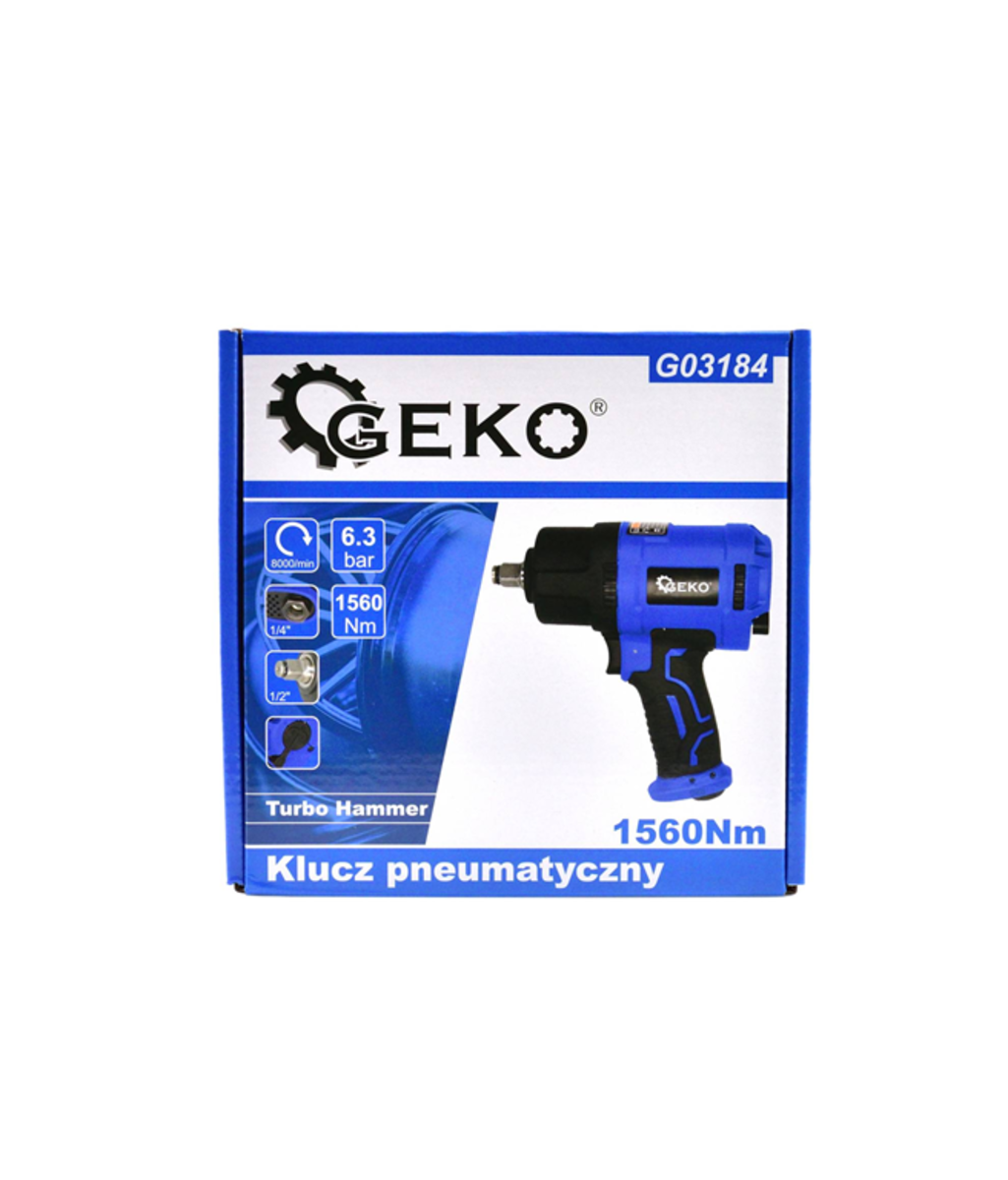 Pistol pneumatic 1/2" - 1560Nm Twin Hammer Geko G03184 Pistol pneumatic 1/2" - 1560Nm Twin Hammer Geko G03184
