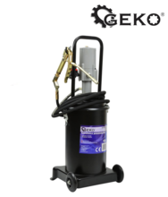 Pompa pneumatica de gresare vaselina 50:1 echipata cu recipient de 12 Kg Geko G01129