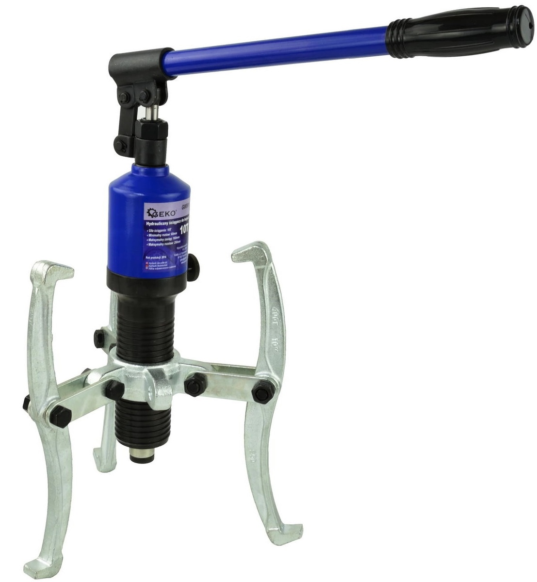 Presa hidraulica pentru rulmenti cu 3 gheare 10 tone Geko G00911 Presa hidraulica pentru rulmenti cu 3 gheare 10 tone Geko G00911