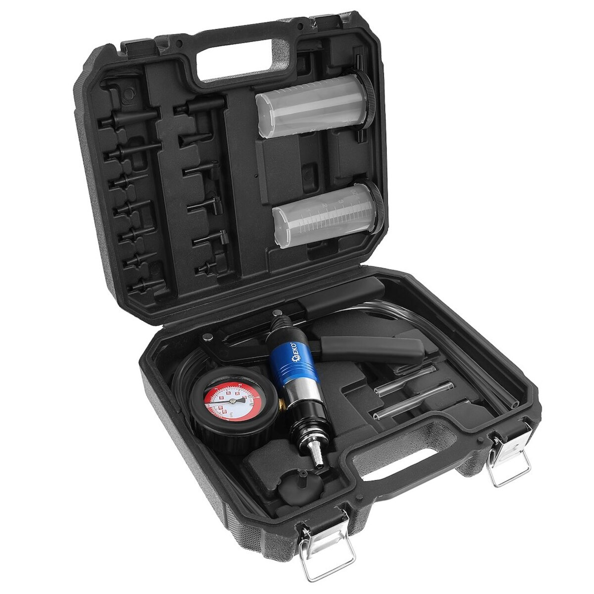 Trusa cu pistol presiune vacuum si aspiratie Geko G01155