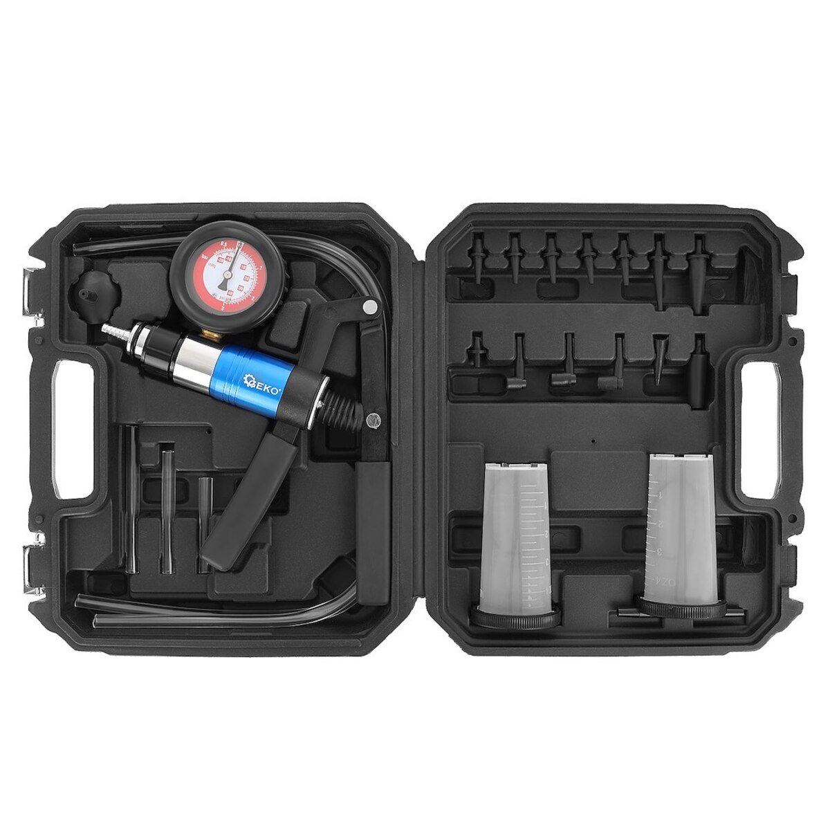 Trusa cu pistol presiune vacuum si aspiratie Geko G01155