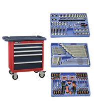 Dulap de scule echipat 236 piese Genius Tools Dulap de scule echipat 236 piese Genius Tools