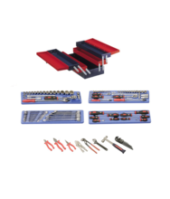 Lada de scule echipata 1/4"- 3/8"- 1/2" Genius Tools 110 piese Lada de scule echipata 1/4"- 3/8"- 1/2" Genius Tools 110 piese