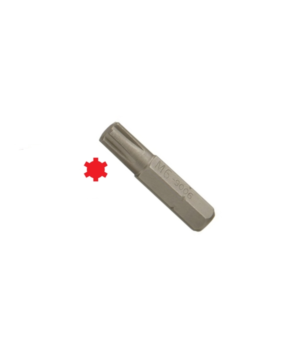 Bit profil Ribe M4 cu prindere 1/4" - 30mm Genius Tools Bit profil Ribe M4 cu prindere 1/4" - 30mm Genius Tools