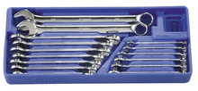Chei combinate fixe-inelare 7 - 24mm Genius Tools (15 piese) Chei combinate fixe-inelare 7 - 24mm Genius Tools (15 piese)