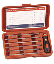 Trusa capuri de surubelnita reversibile Blade Set 7 piese Genius Tools Trusa capuri de surubelnita reversibile Blade Set 7 piese Genius Tools