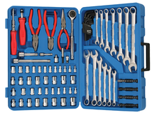 Trusa de scule 1/4" - 3/8" Metric & Inch 117 piese Genius Tools Trusa de scule 1/4" - 3/8" Metric & Inch 117 piese Genius Tools