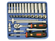 Trusa de scule 1/4" Genius Tools 30 piese Trusa de scule 1/4" Genius Tools 30 piese