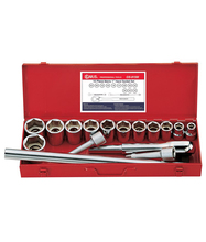 Trusa tubulare - T-culisant - Antrenor clichet 1" Genius Tools 15 piese Trusa tubulare - T-culisant - Antrenor clichet 1" Genius Tools 15 piese