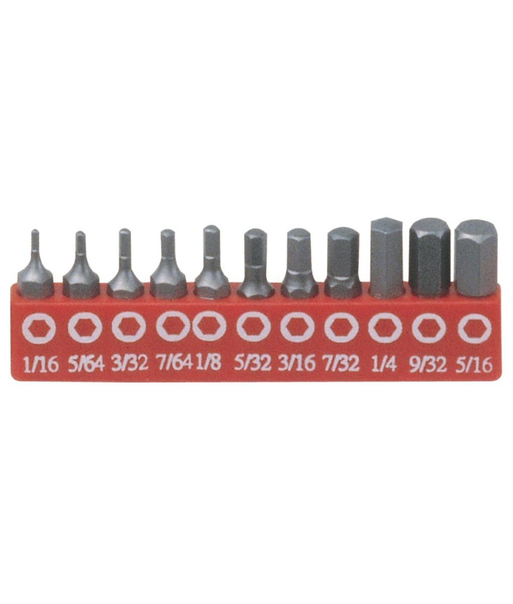 Set biti imbus in inch 1/4" - 30mm Genius Tools