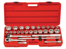 Trusa de scule si accesorii 3/4" Genius Tools 28 piese Trusa de scule si accesorii 3/4" Genius Tools 28 piese