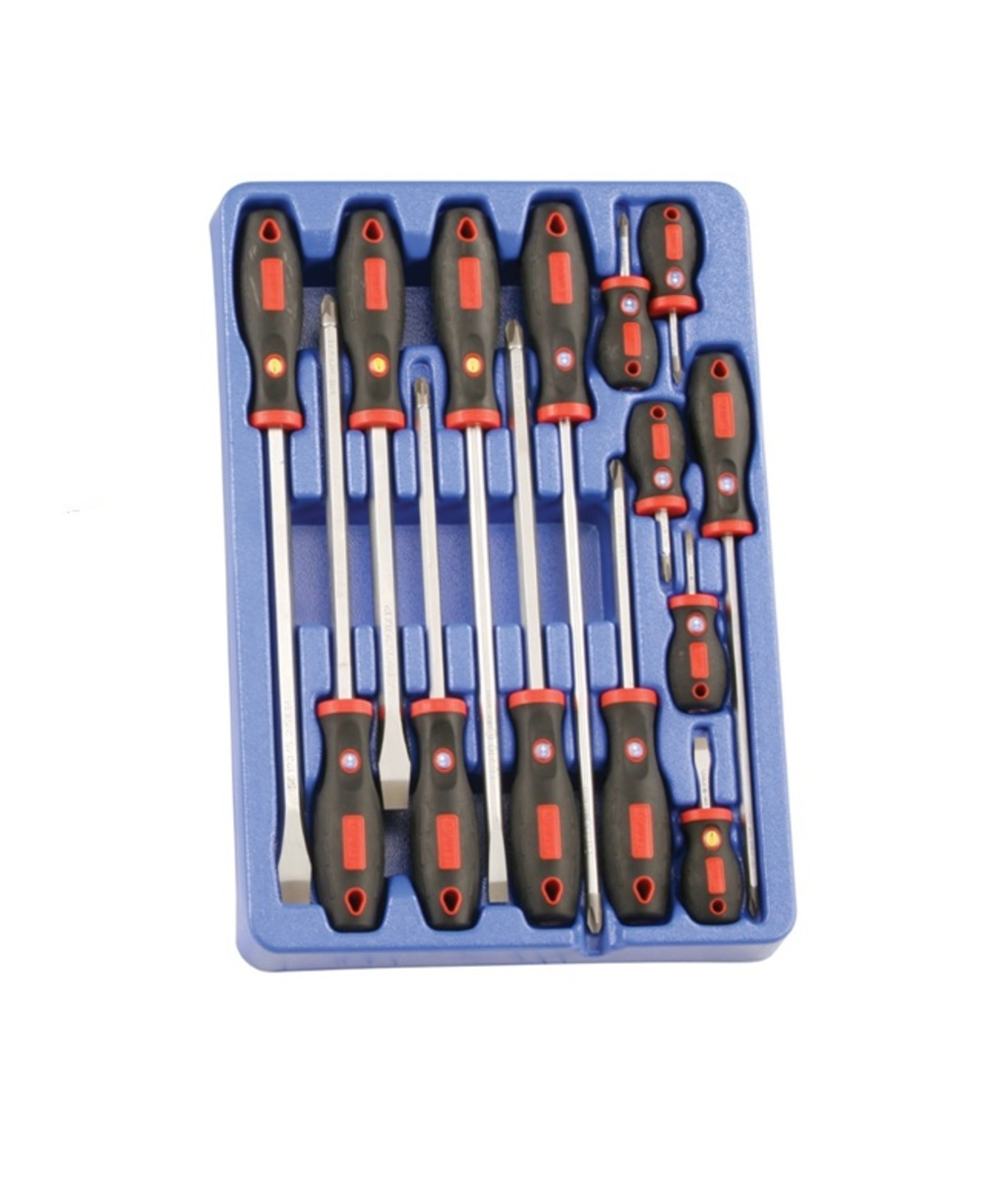 Trusa surubelnite drepte/in cruce PH/PZ Genius Tools 14 piese