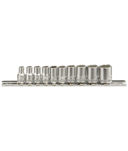 Set tubulare Crom-Vanadium 1/4" in inch Genius Tools Set tubulare Crom-Vanadium 1/4" in inch Genius Tools