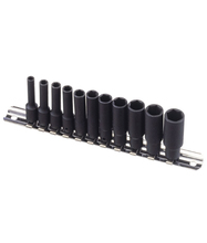 Set tubulare de impact 1/4" - 4mm - 13mm Genius Tools Set tubulare de impact 1/4" - 4mm - 13mm Genius Tools