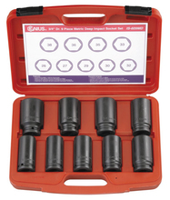 Set tubulare de impact 3/4" - 26mm - 38mm Genius Tools Set tubulare de impact 3/4" - 26mm - 38mm Genius Tools