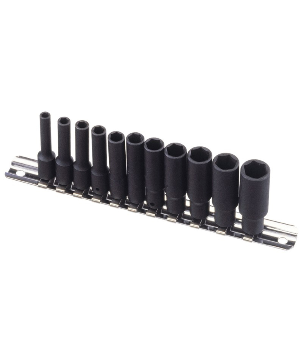 Set tubulare de impact 1/4" - 4mm - 13mm Genius Tools Set tubulare de impact 1/4" - 4mm - 13mm Genius Tools